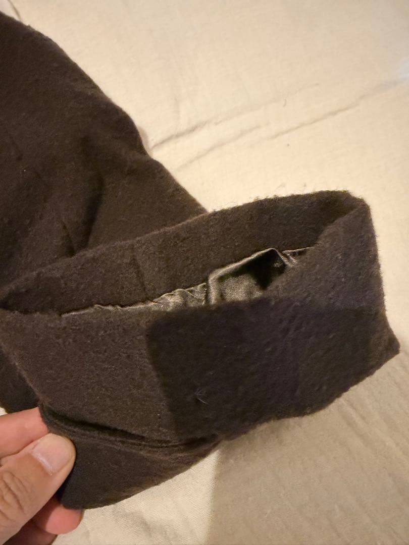 Belvest ダークブラウン ダブルブレスト カセンティーノコート