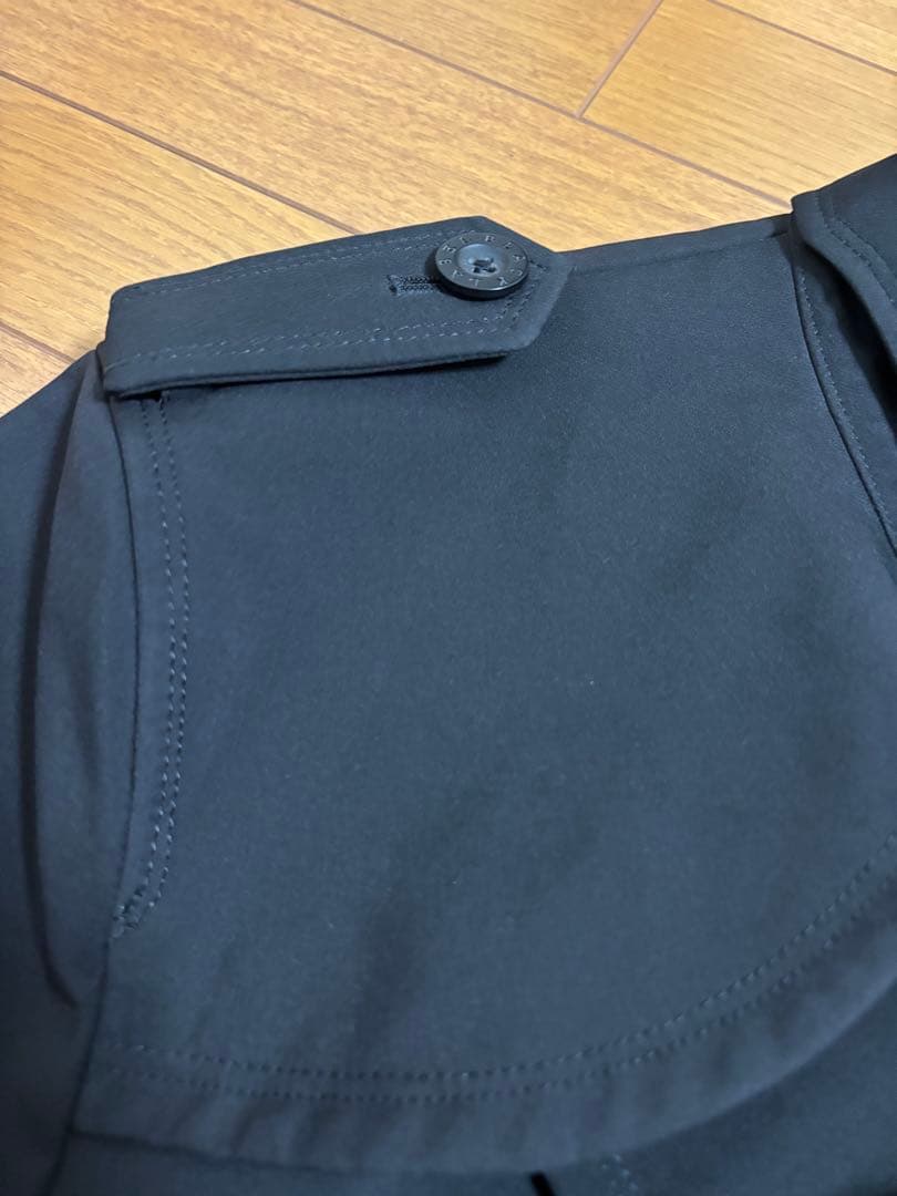 BURBERRY BLACK LABEL☆トレンチコート☆LL☆ブラック☆中古
