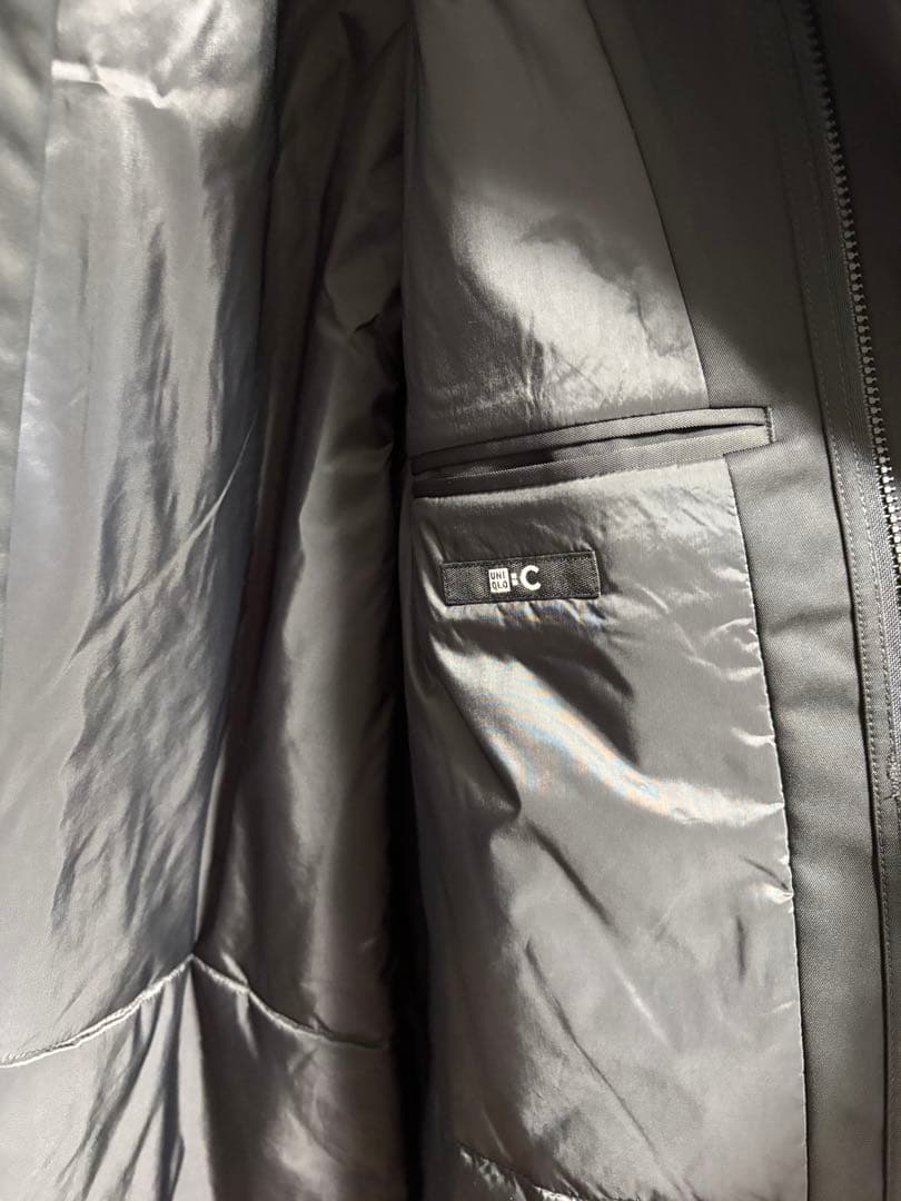 UNIQLO C パフテックハーフコート XS ブラック　新品未使用タグ付き