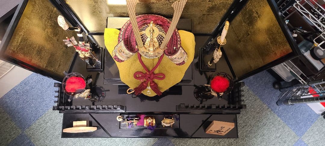 晴久 作 5月人形 兜