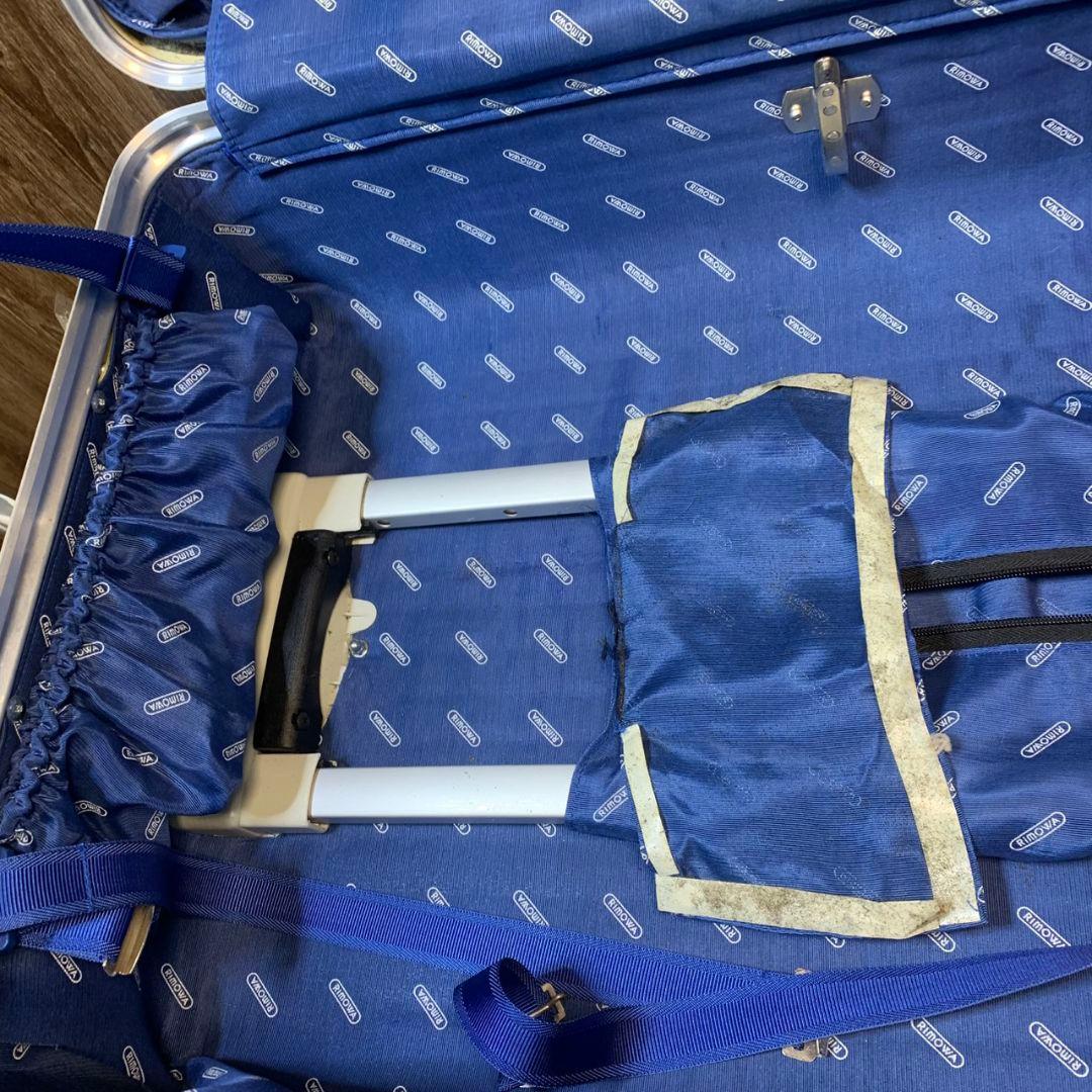 J816 RIMOWA TOPAS スーツケース 廃盤 2輪 青ロゴ リモワ