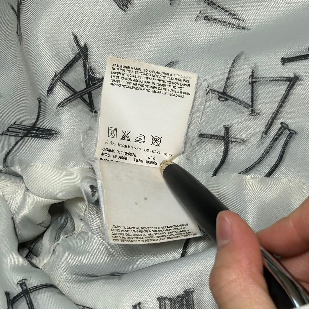 亘Diesel ロングコート デニム テーラード M グレー Y2K