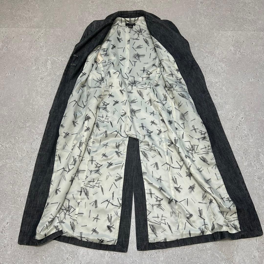 亘Diesel ロングコート デニム テーラード M グレー Y2K