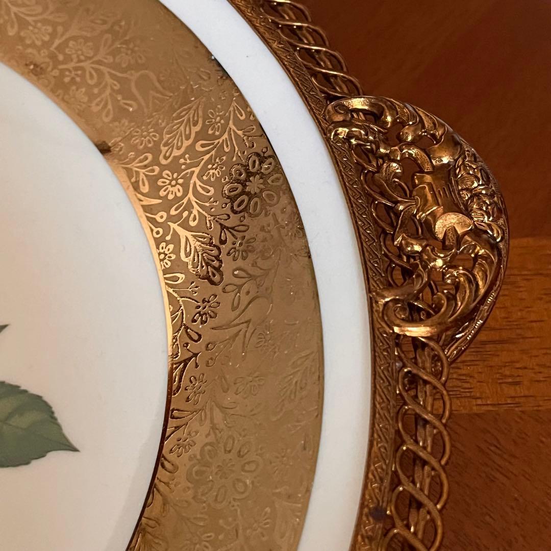 【ドイツビンテージ】ローゼンタール★フラワーブーケ★ラージコンポート