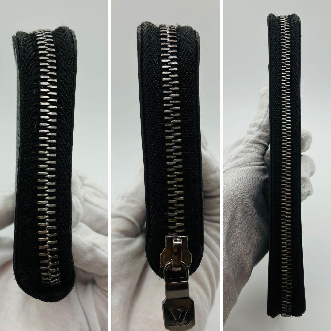 【新型】ルイヴィトン ジッピーウォレット　モノグラム　エクリプス　メンズ　財布