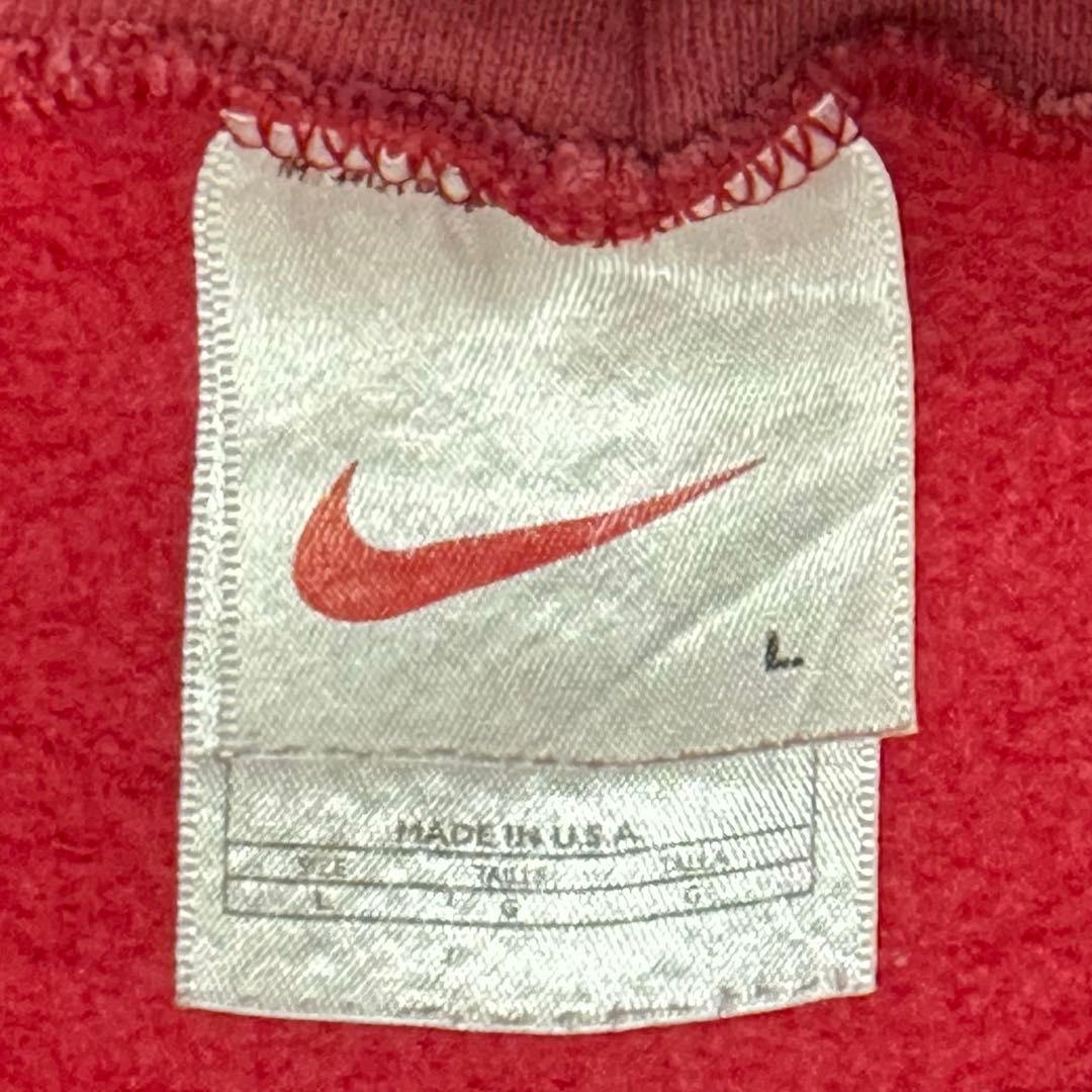 90s USA製 OLD NIKE センタースウォッシュ フェード パーカー