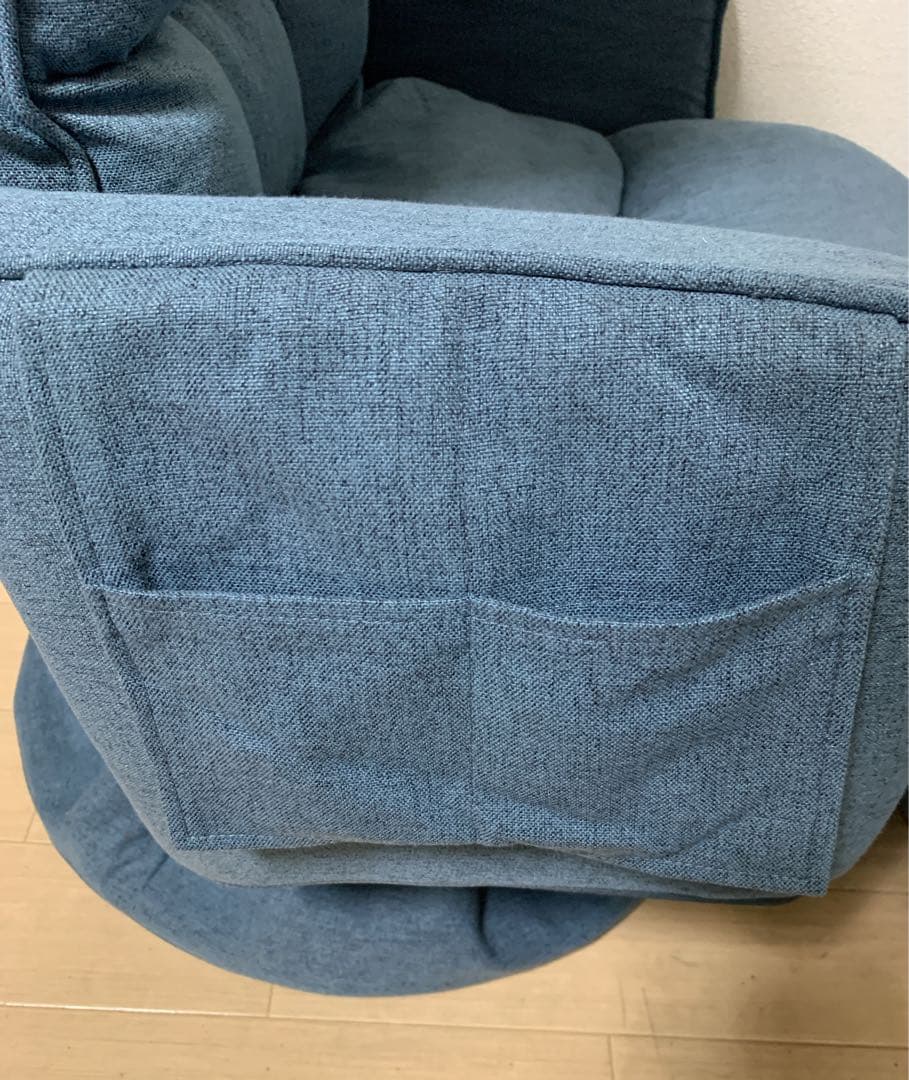 値下げ！【美品】YAMAZEN 肘付き回転座椅子　EIKZ-72AOT-SNV