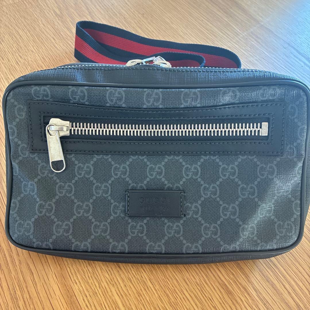 御専用✨グッチ　ボディバッグ　GGスプリーム　シェリーライン　ベルトバッグ