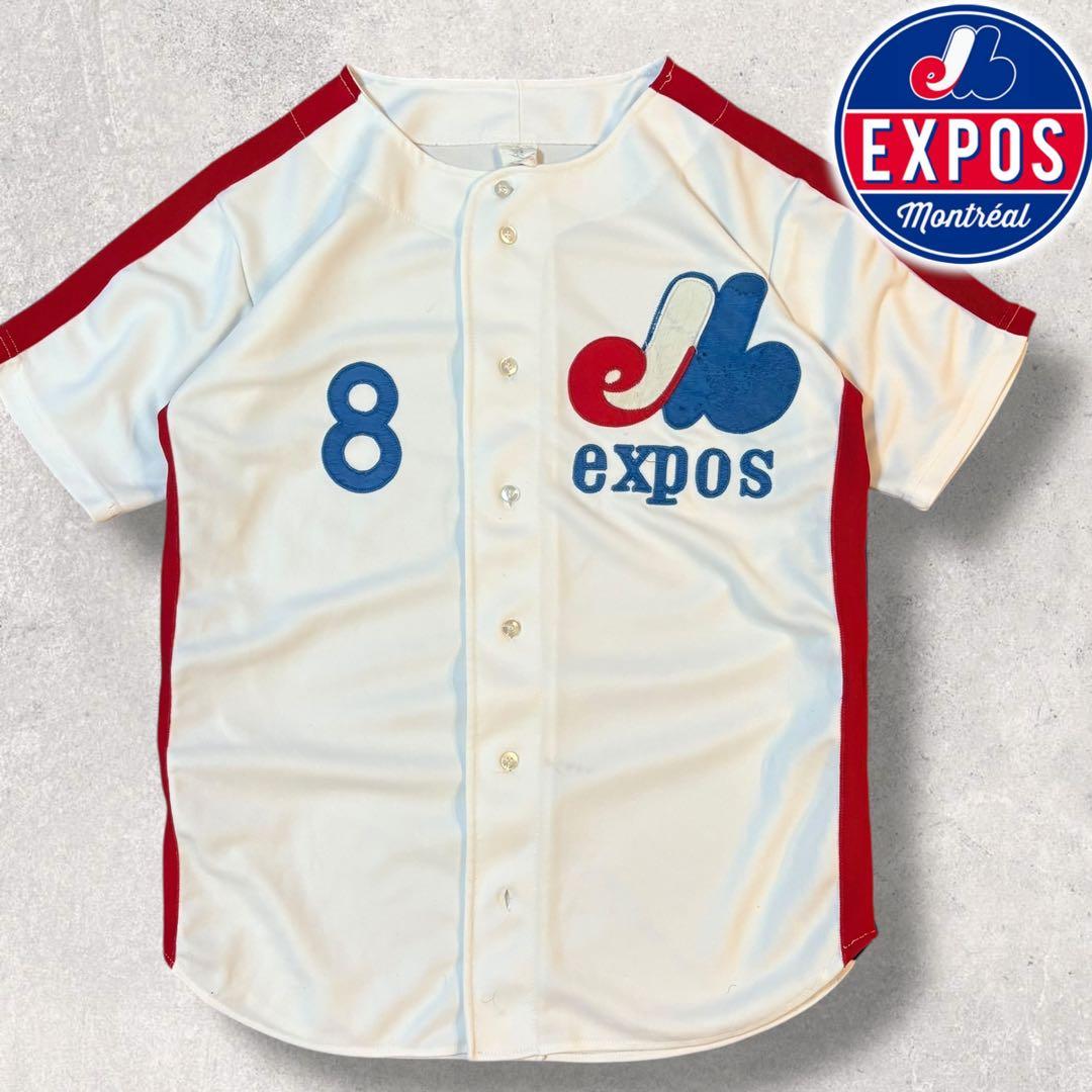 【レアMLB古着】モントリオール エクスポズ #8 カーター　ベースボールシャツ