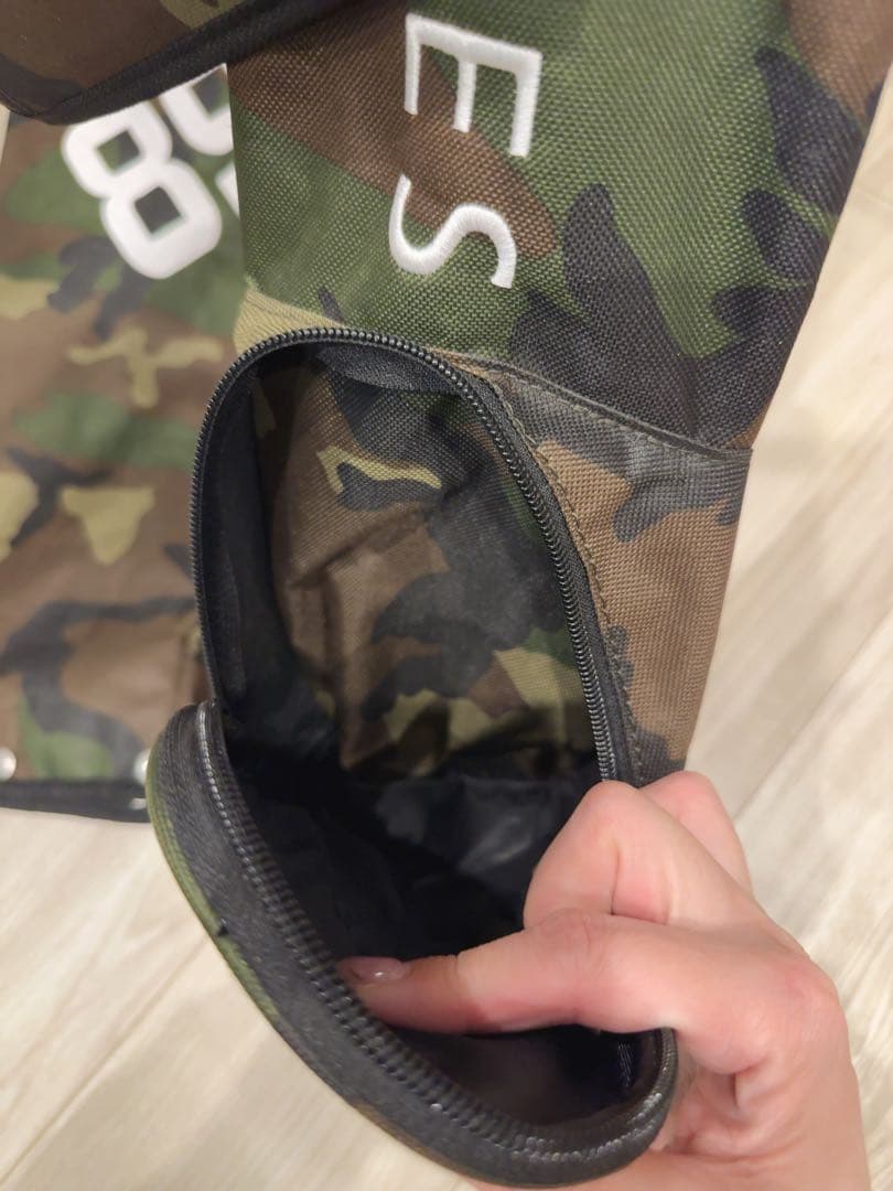 PEARLY GATES セルフスタンドバッグカモフラ柄