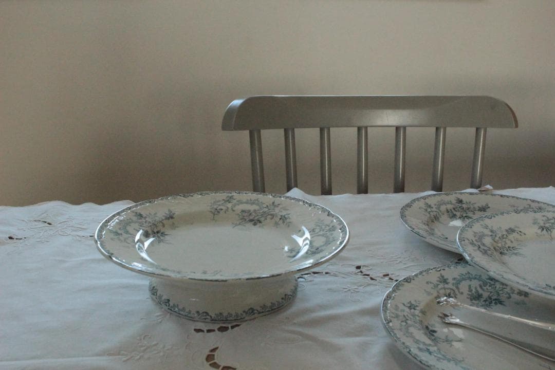 フランスアンティーク・ショワジールロワVILLARDコンポティエ・ケーキスタンド