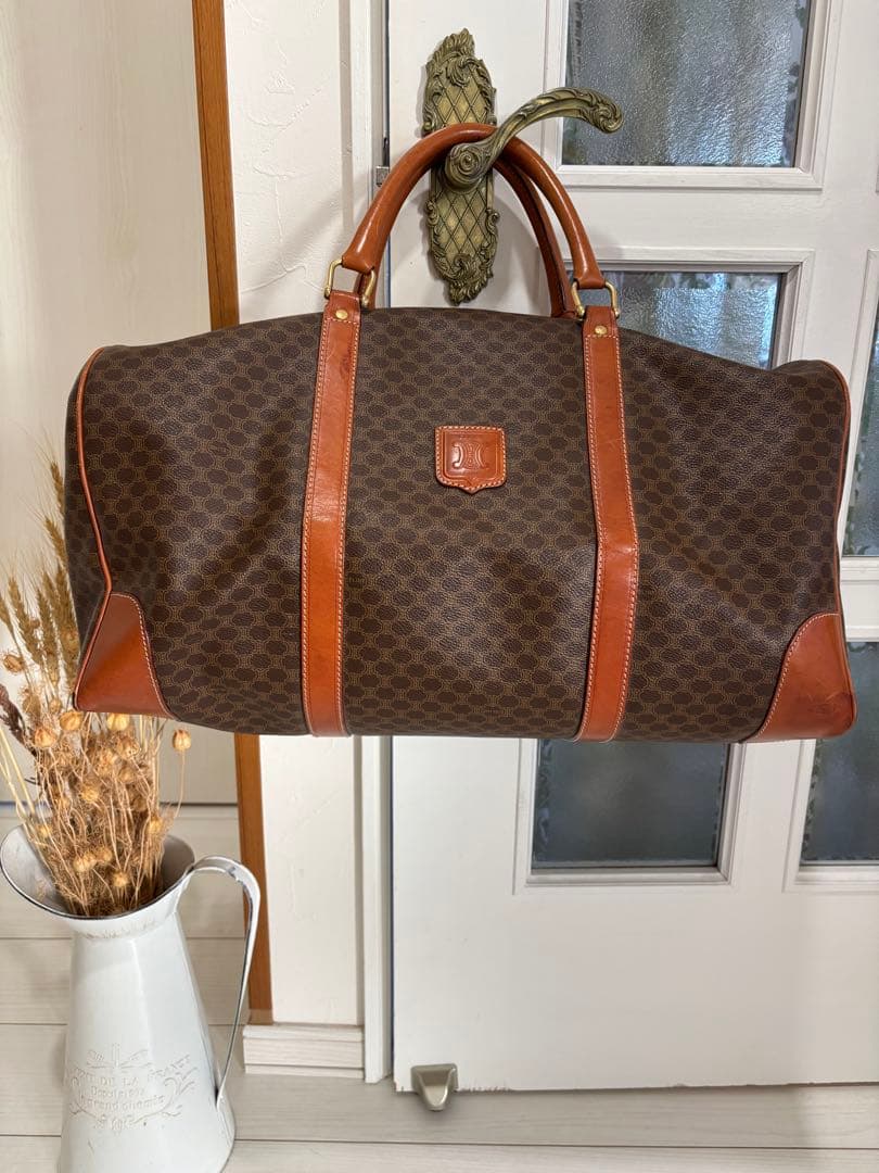 CELINE Paris ✨️マカダム トリオンフ ボストンバッグ