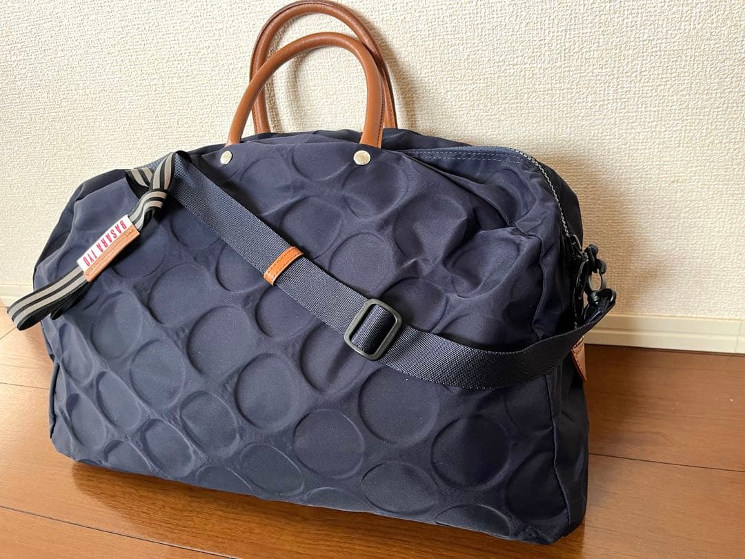 【美品】BASARA TYO ジータ 2wayボストンバック ネイビー バサラ