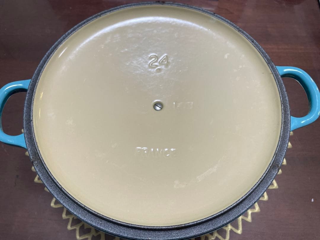 Le Creuset ルクルーゼ 両手鍋 24cm カリビアンブルー