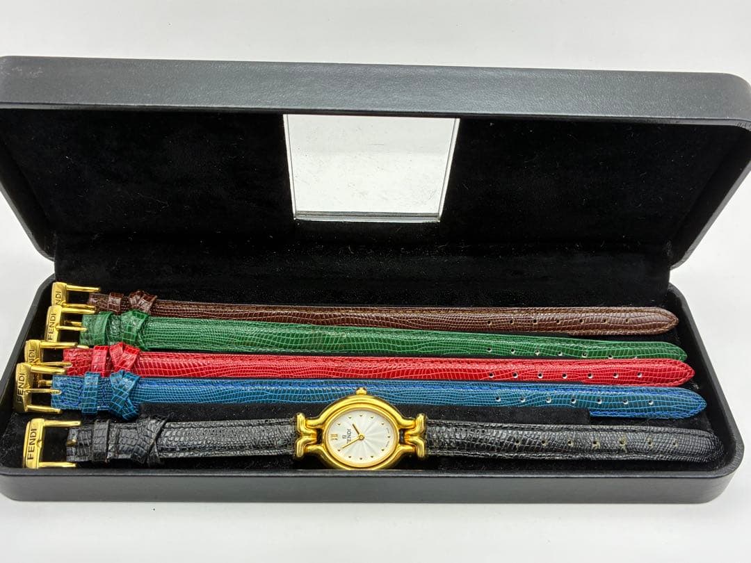 FENDI フェンディ カメレオン 良品 交換用ストラップ5本 レディース