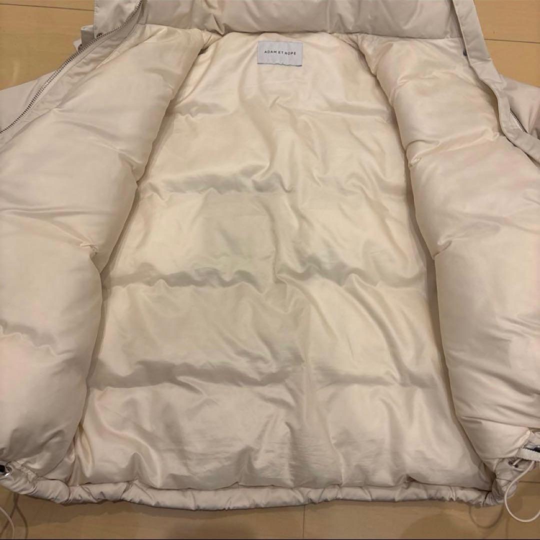 フード付き　ダウンジャケット　アダムエロペ　アウター