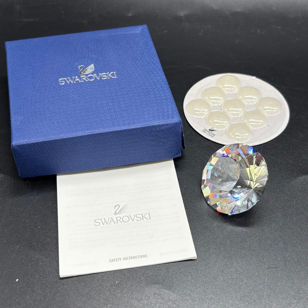箱付き　スワロフスキー クリスタル　オブジェ　置物　ダイヤモンド型　NO.178