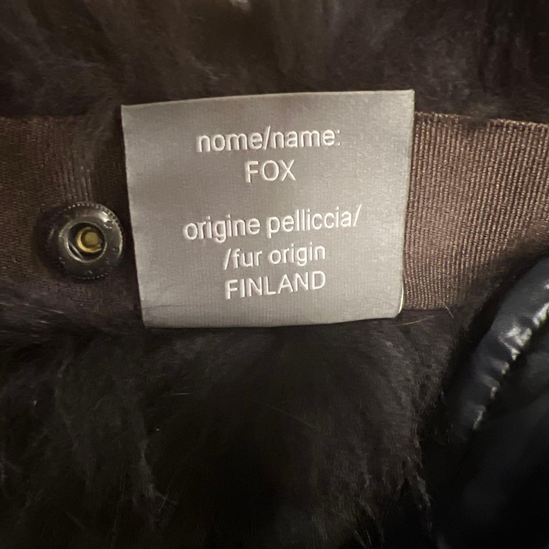 美品　デュベティカ DENEB ダウンコート40 黒　NERO フードファー付