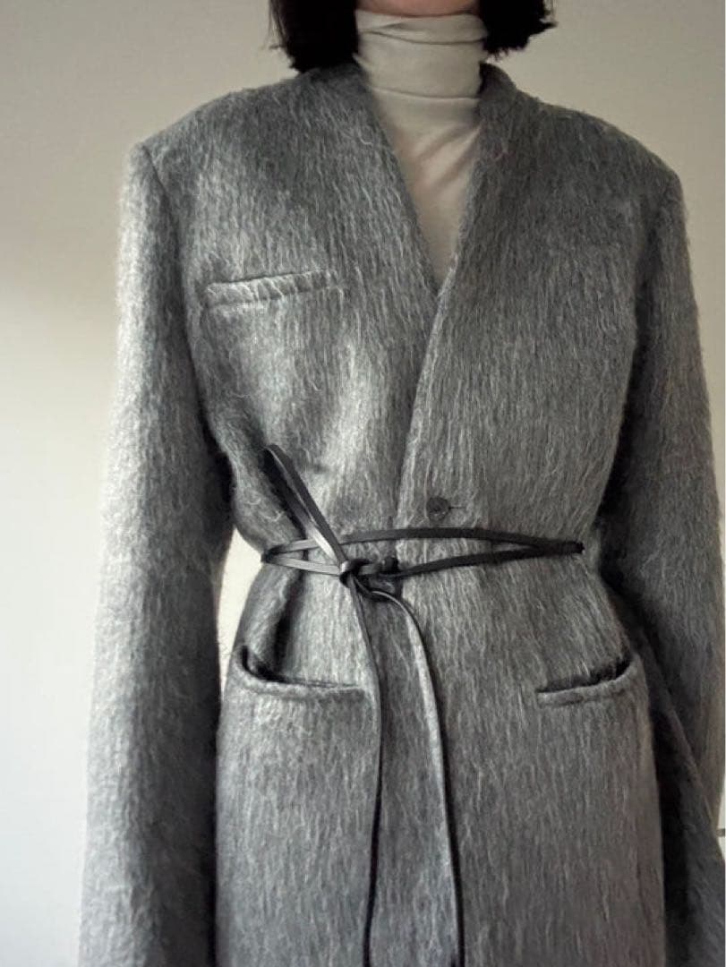 digneディニュシャギージャケットコート　shaggy jacket coat