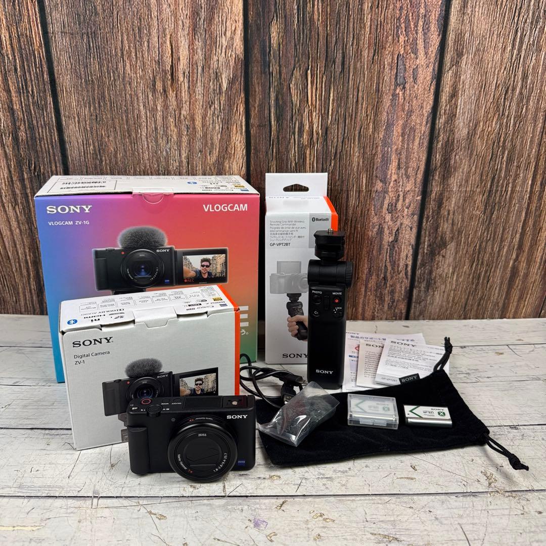 SONY VLOGCAM デジカメ ZV-1G シューティンググリップキット