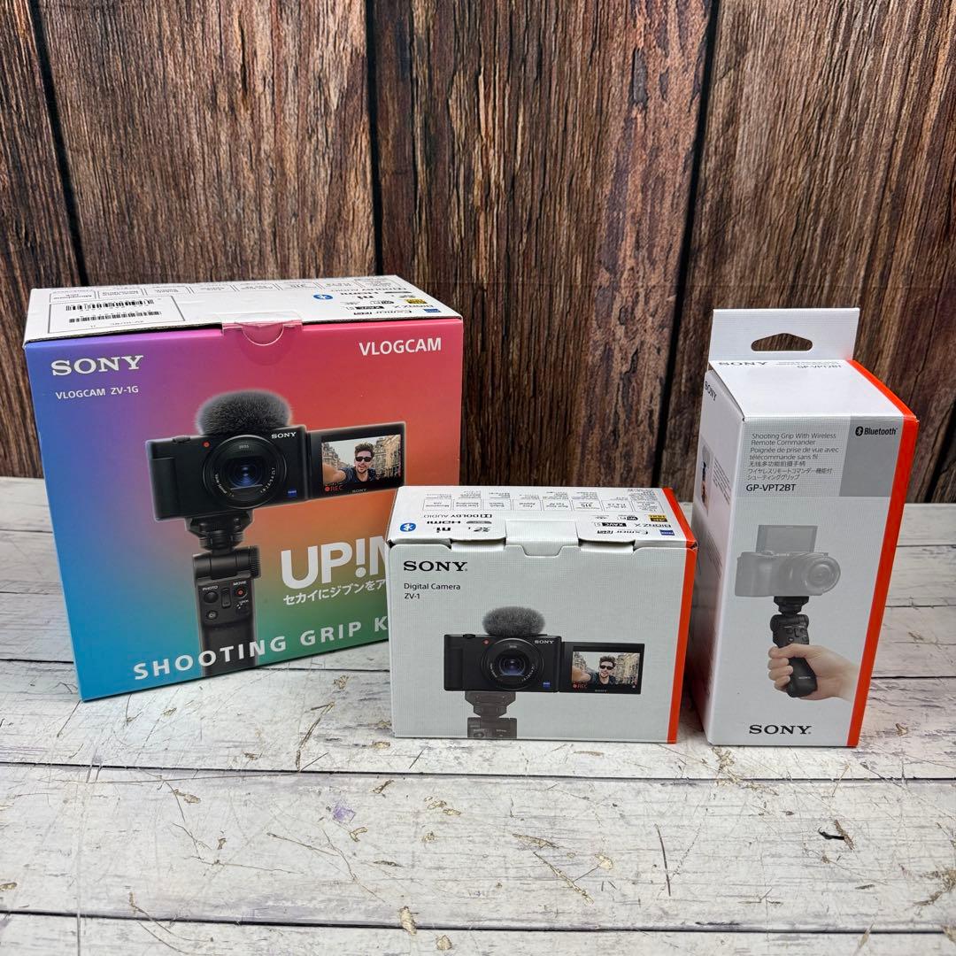 SONY VLOGCAM デジカメ ZV-1G シューティンググリップキット