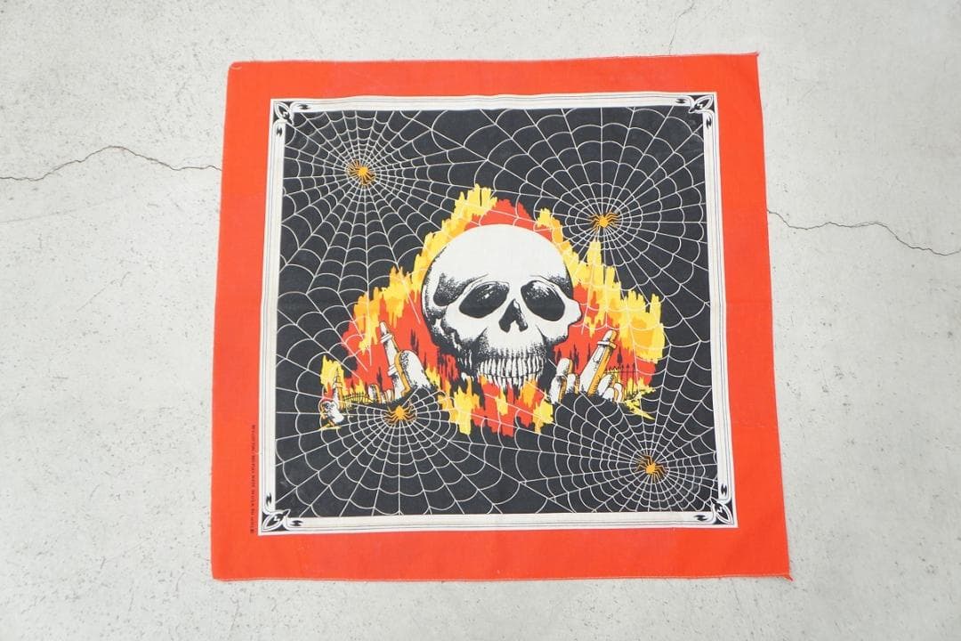 USA製 美品 80s ヴィンテージ バンダナ 幹田卓司 所有モデル 409P▲