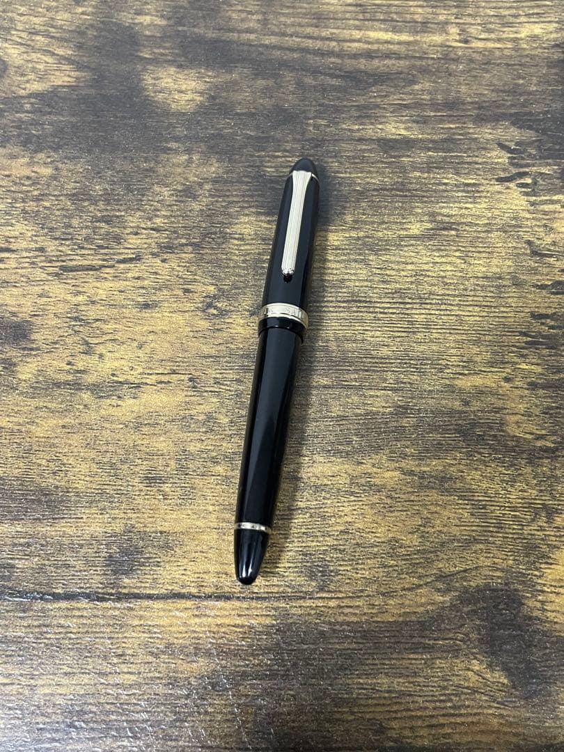 筆記確認＆洗浄済　セーラー　万年筆　プロフィット　21k ホワイトゴールド