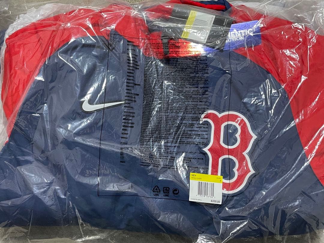 公式正規品　ボストン・レッドソックス　オーセンティック フルジップジャケット　S