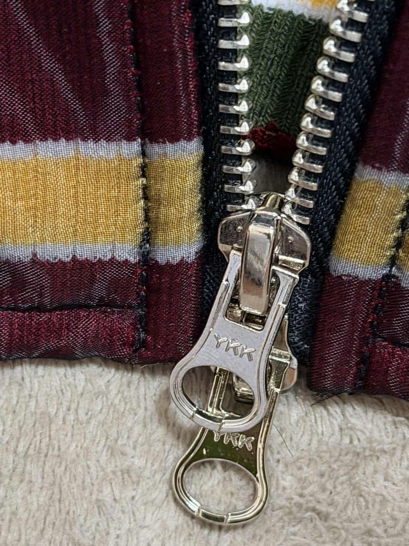 未使用 スカル vintage メッシュ生地 スカジャン unisex 美品