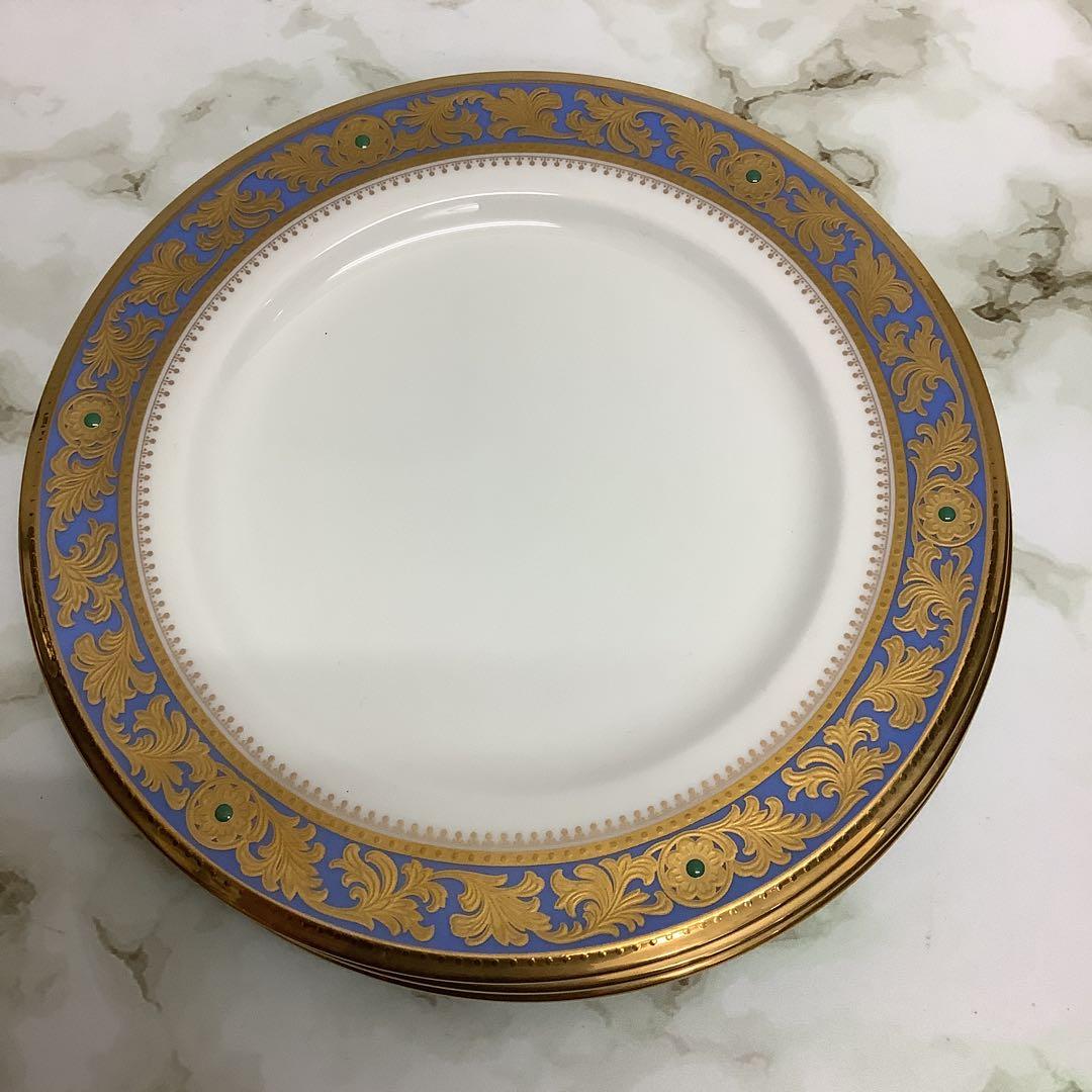 新品　ノリタケ　Noritake グランブロシェ 17㌢　4枚　プレート　お皿