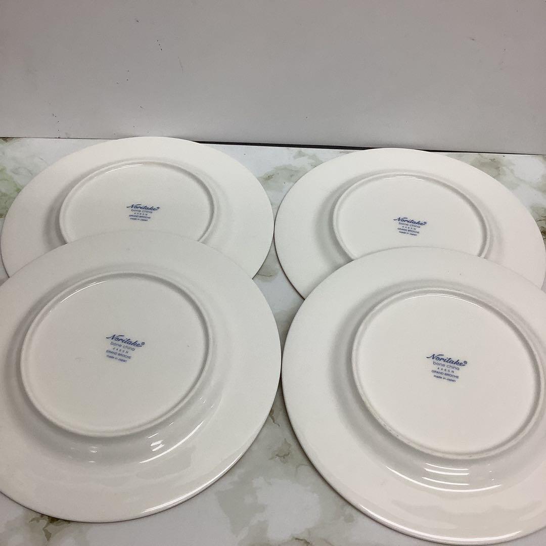 新品　ノリタケ　Noritake グランブロシェ 17㌢　4枚　プレート　お皿