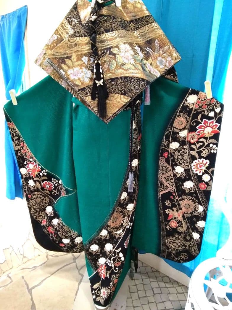 振袖フルセット、正絹、トールサイズ、重ね衿帯揚げ帯締め、やまと西陣高級袋帯、襦袢