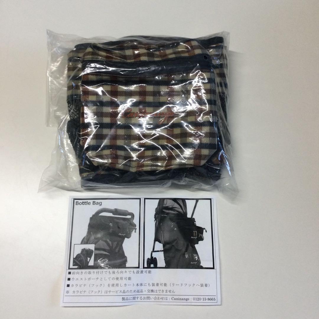 天使のカート　ポルテブラウンチェックＬサイズ　バッグ