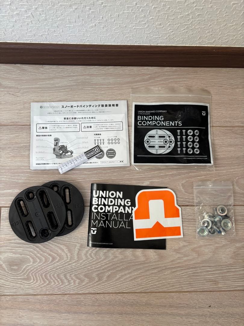 UNION スノーボードビンディング WOWコラボ　M