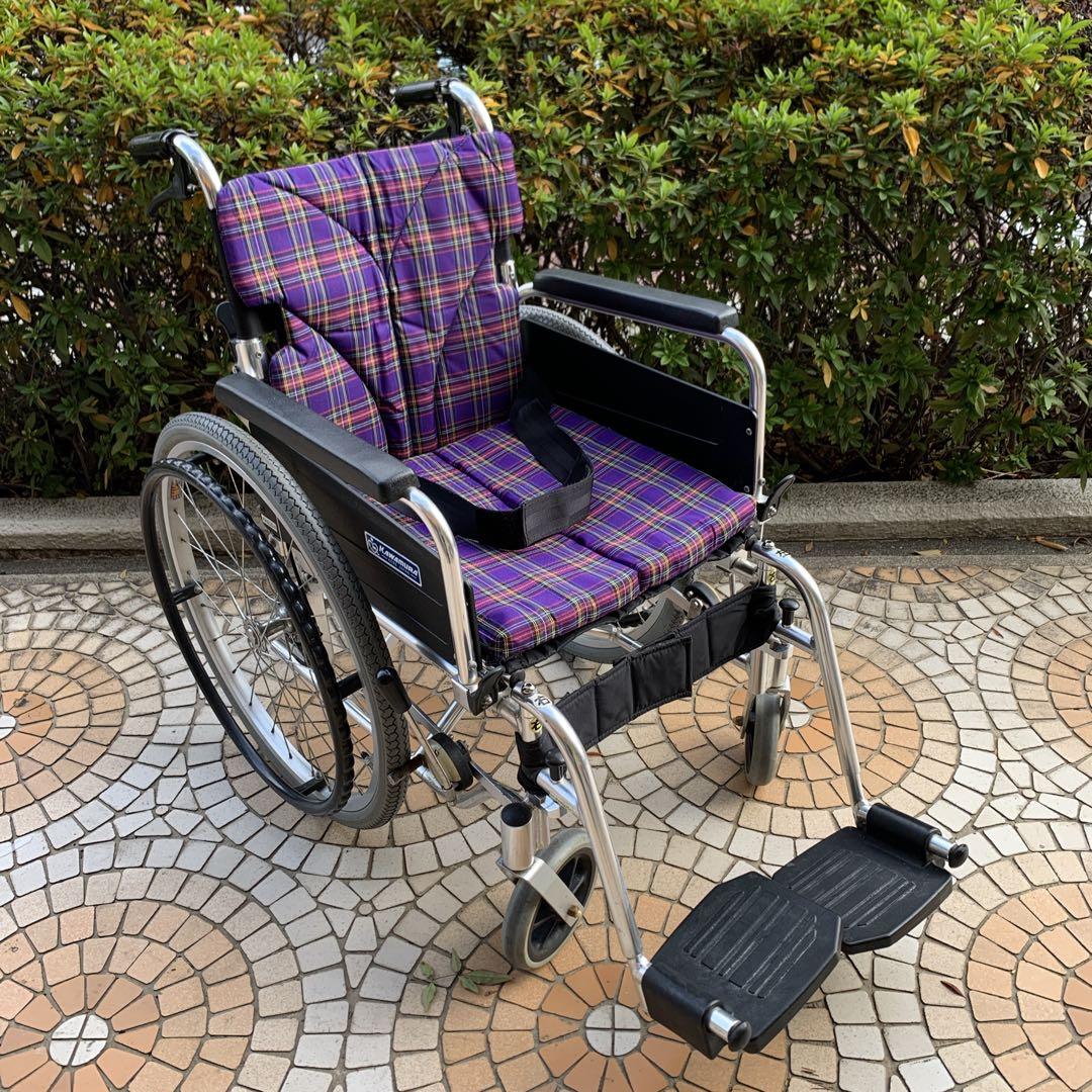 全国送料無料　KAWAMURA　簡易モジュール　多機能　自走・介助兼用　車椅子