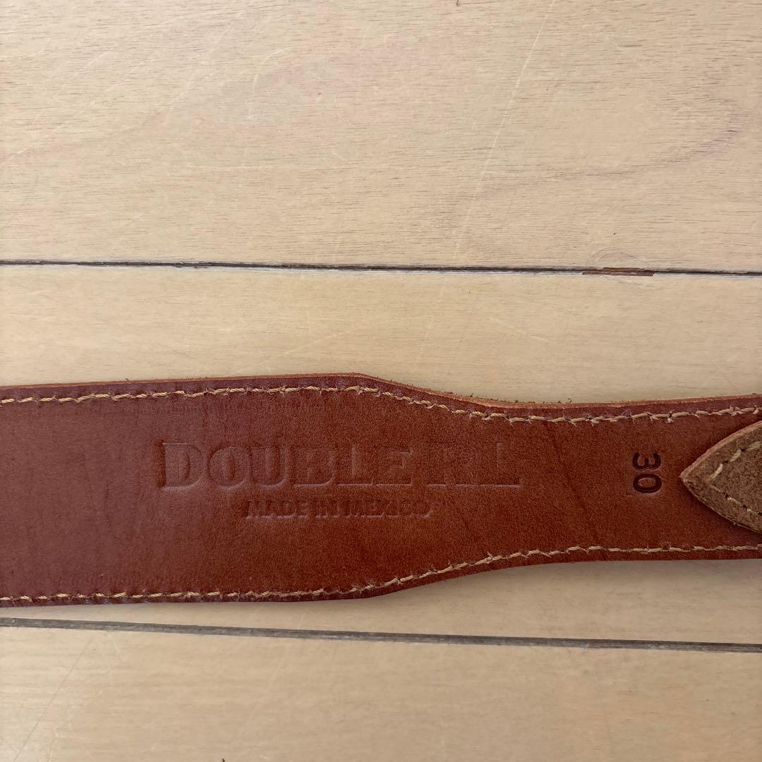 nao　ダブルアールエル　トゥールドレザーステートメントバックルベルト