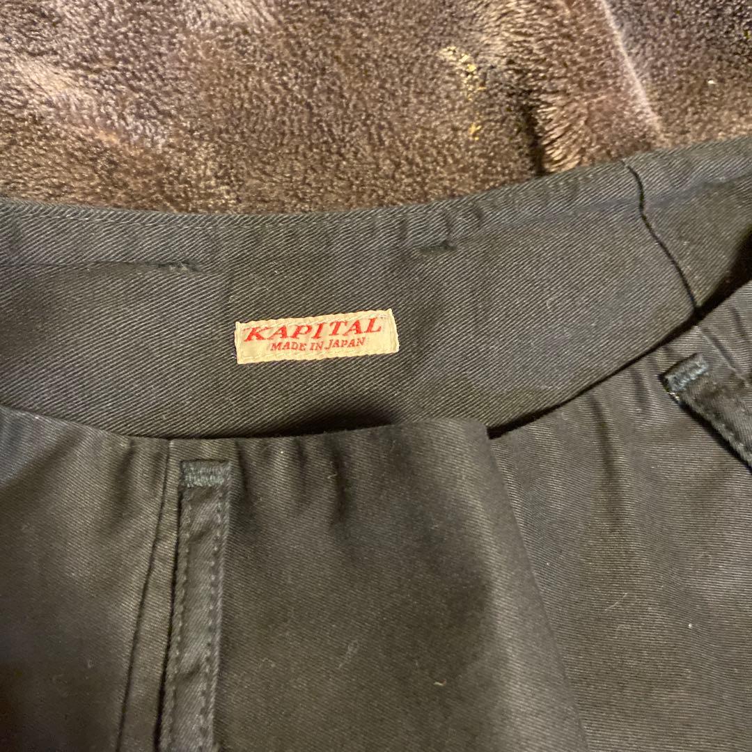 KAPITAL黒ワイドパンツ