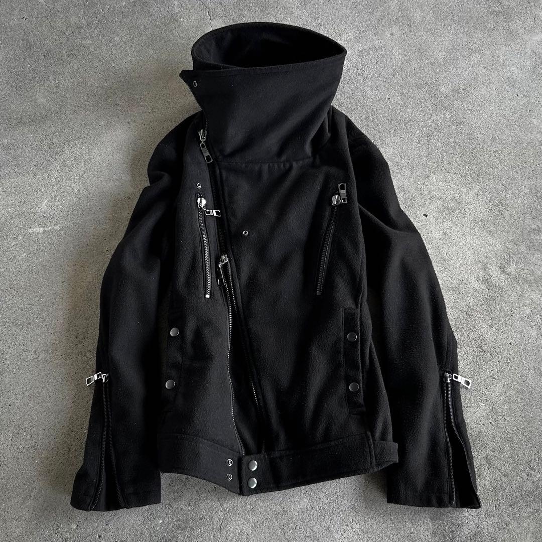 00’s Archive 変形 ハイネック ライダースジャケット EKAM 系