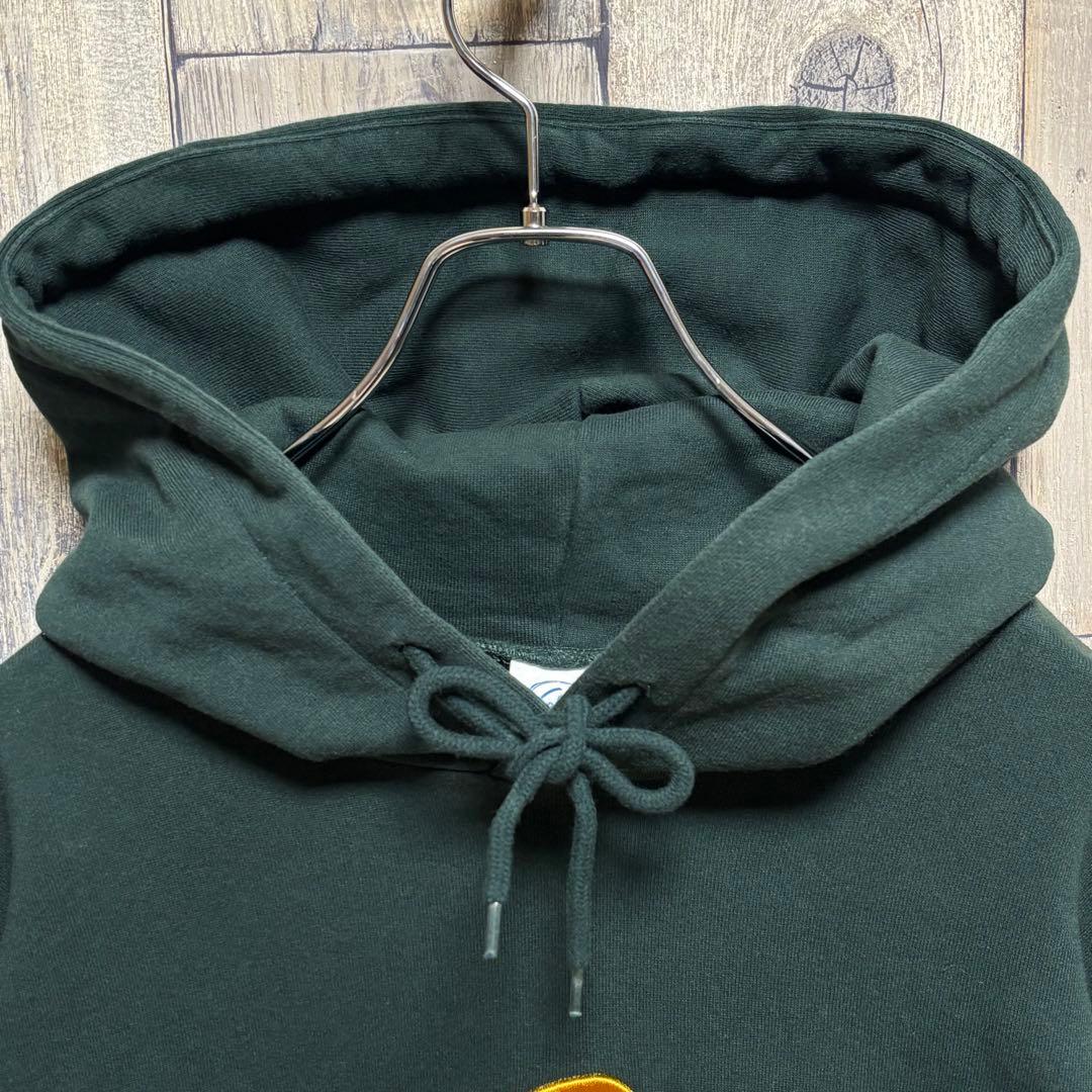 ケボズ Keboz パーカー　プルオーバー　刺繍　ビックロゴ　見本　XL