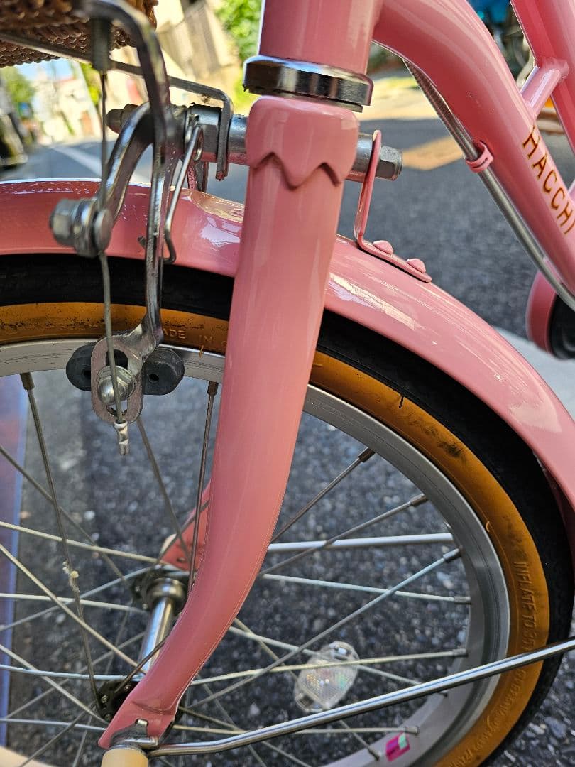 ブリヂストン　HACCHI　18インチ　ピンク