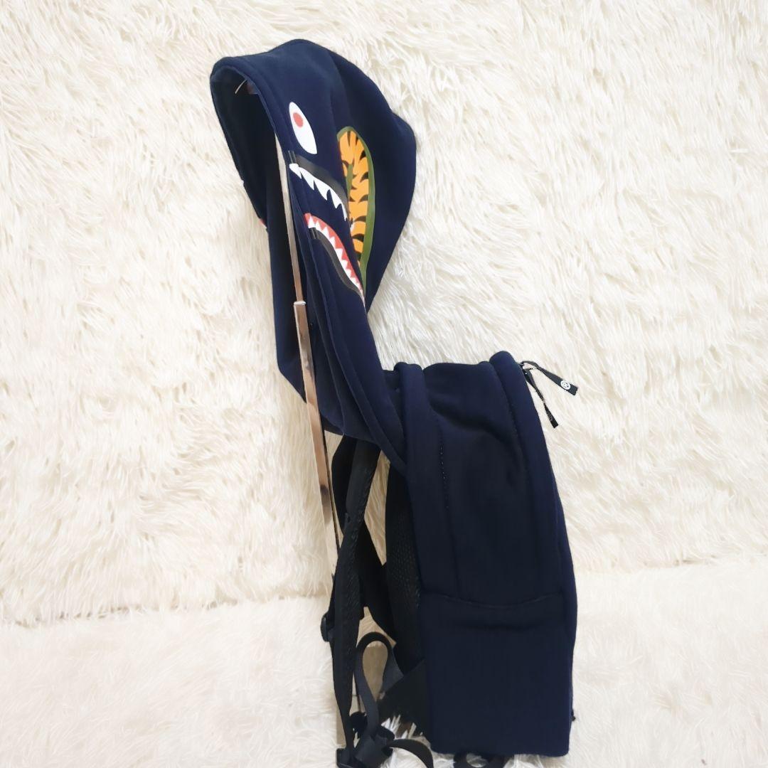 【美品】希少　BAPE × WGM シャーク パーカー風 バックパック　リュック