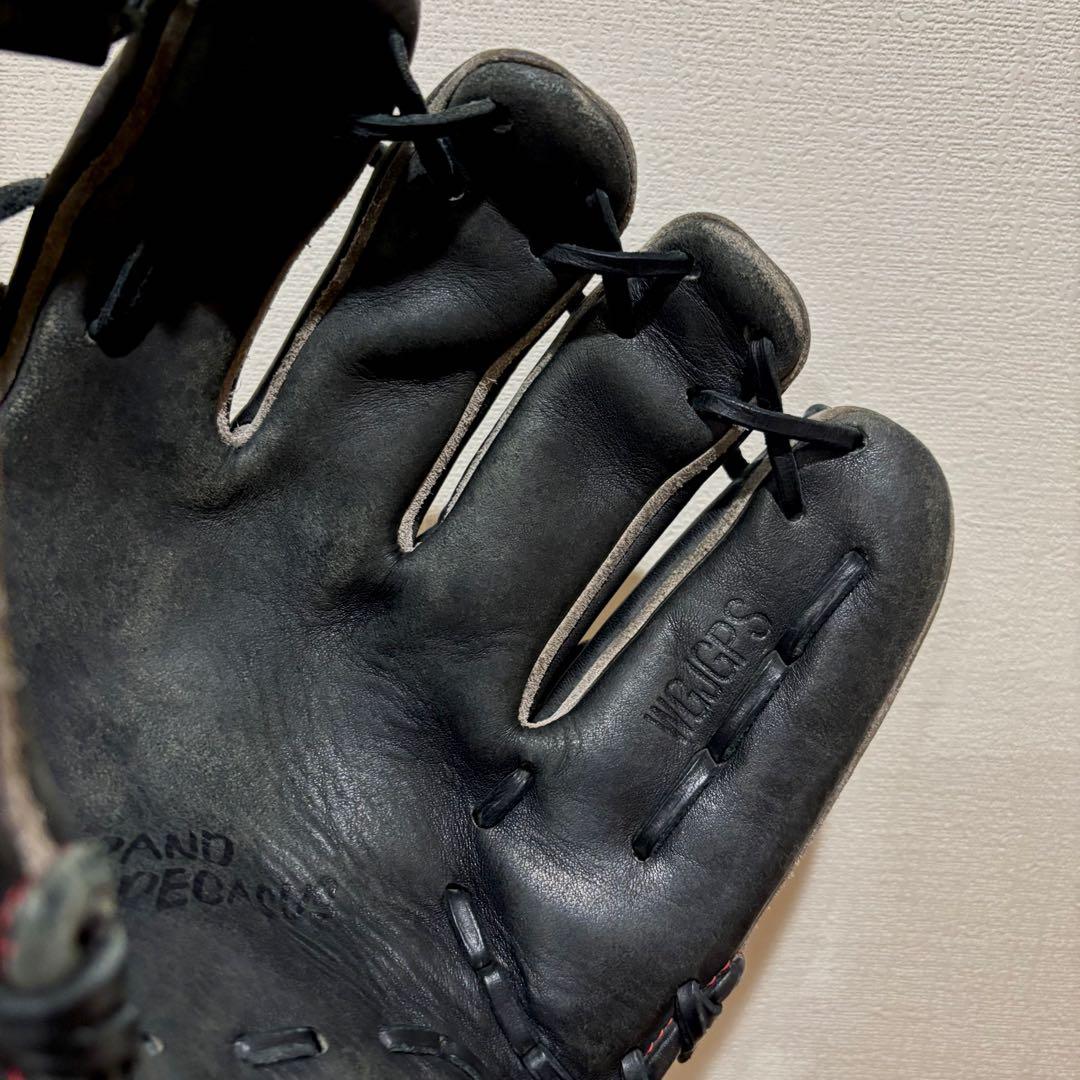 ワールドペガサス 軟式グローブ 少年用 型抜群 即戦力 ブラック 指リング