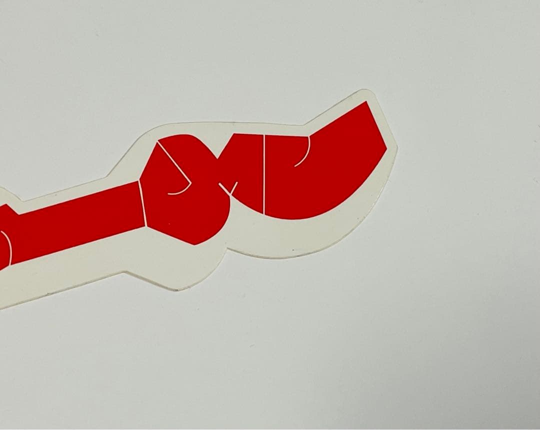 1999 supreme ステッカー”Lowdown Magazine”赤白