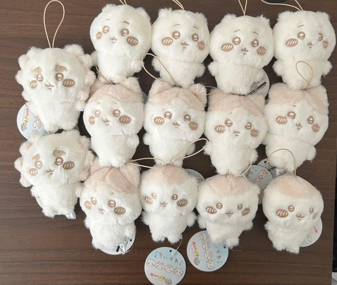 【本日発送】ちいかわ ぬいぱれっと ミルクいろ マスコット 14個セット