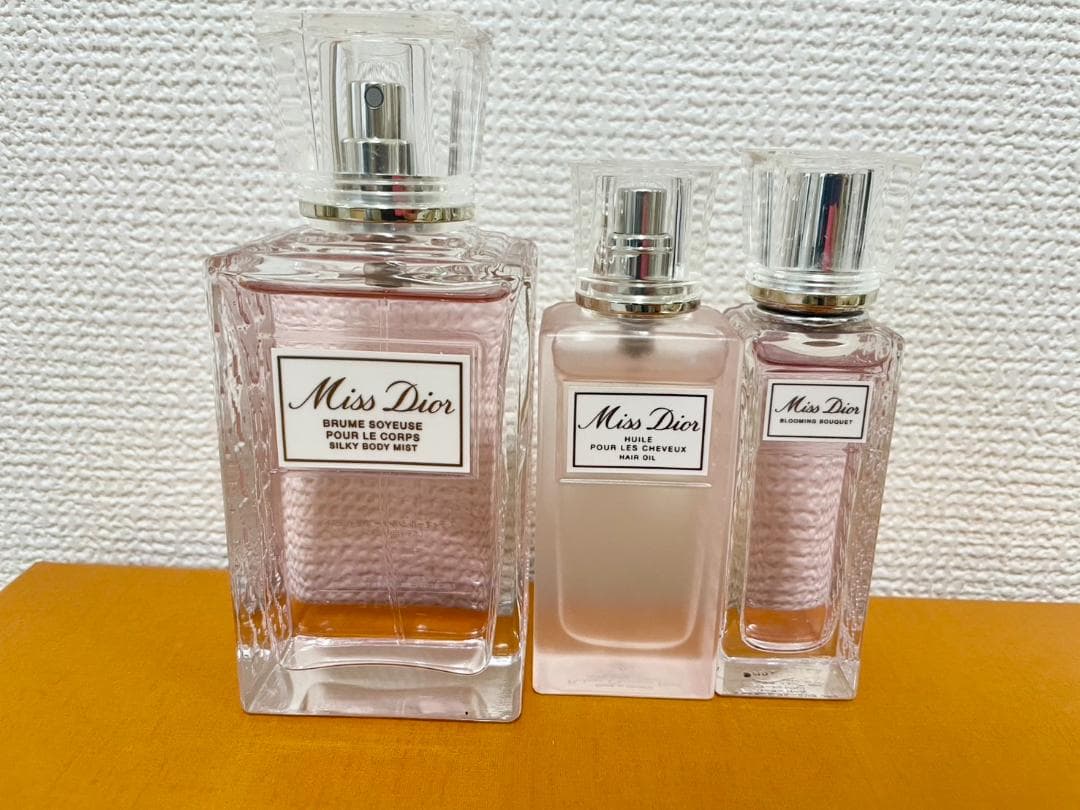 Dior　ボディミスト・ヘアオイル・ブルーミングブーケローラーパールセット