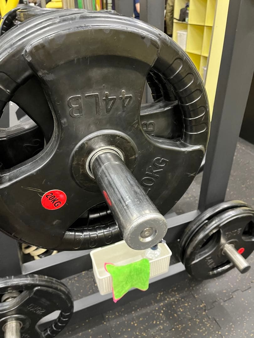 50mmラバープレート20kg15kg10kg 5kg2.5kg 2枚