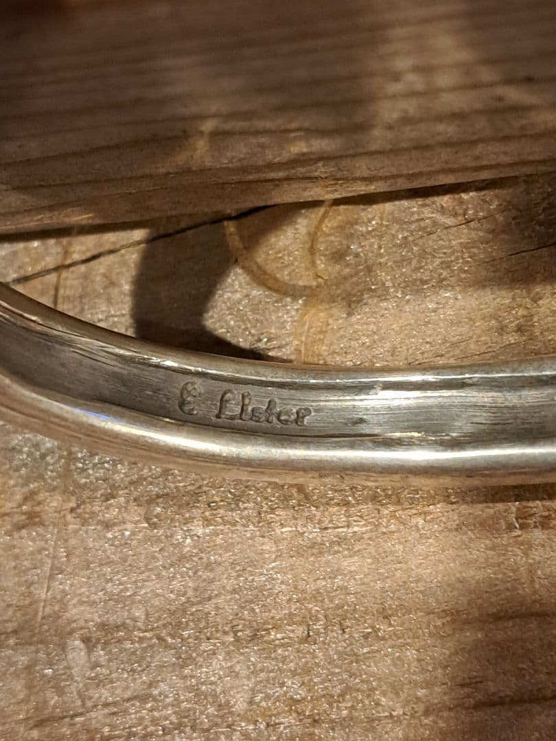 Ernie Lister アーニーリスター シルバー バングル ブレスレット