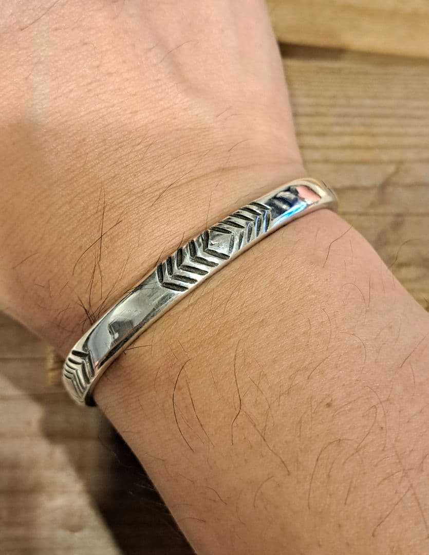 Ernie Lister アーニーリスター シルバー バングル ブレスレット