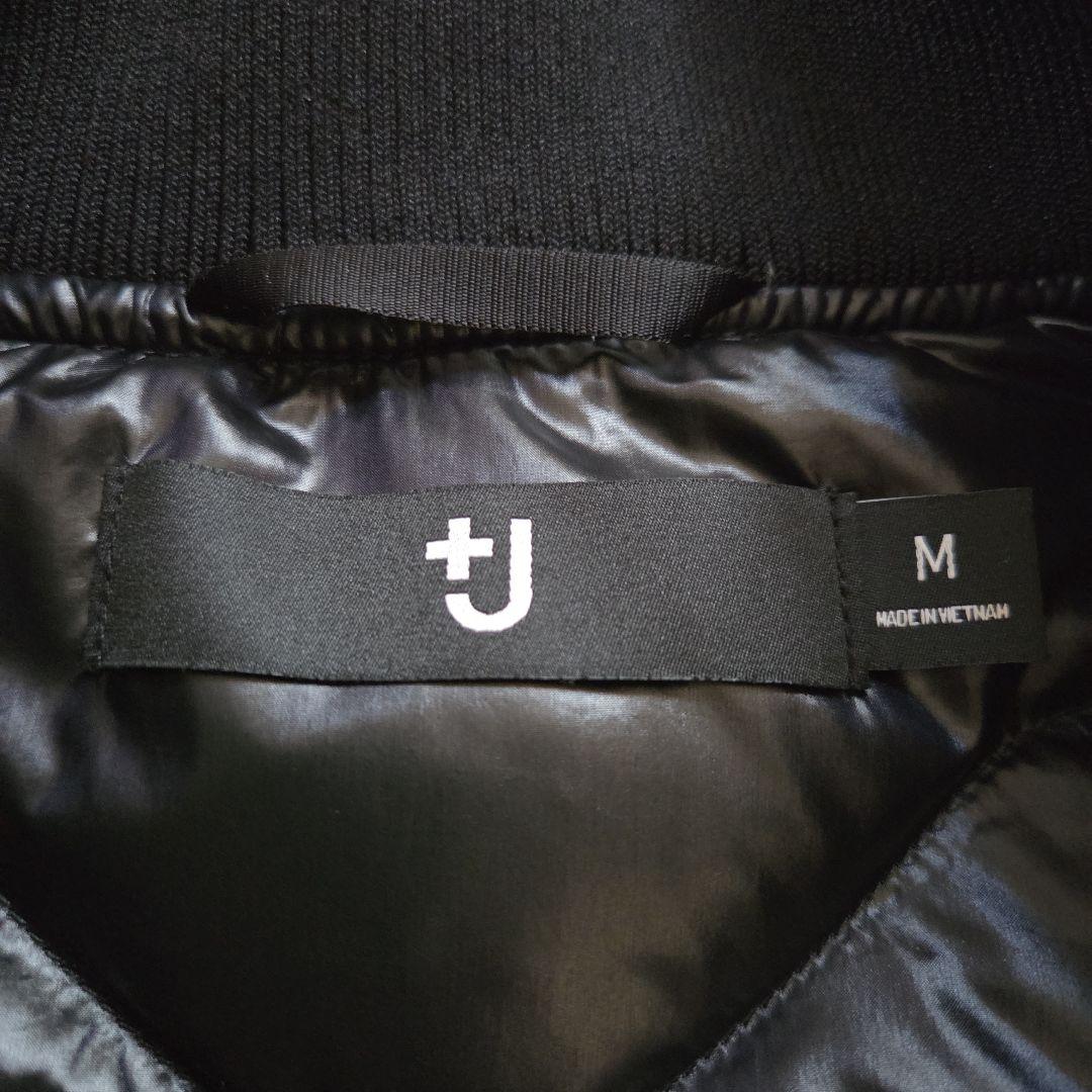 +Jハイブリッド ダウンオーバーサイズMA-1 ユニクロ　ブラック　M