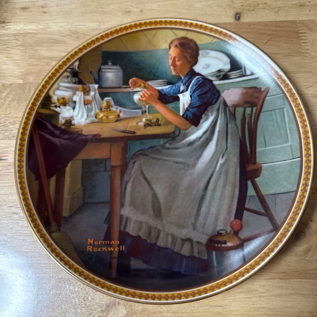 ノーマン・ロックウェル 限定版プレート K1529